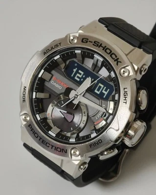 Near Mint Casio G-shock GST-B200-1AJF G-steel Carbon Core Guard Solar Watch #26 - Image 1 of 4