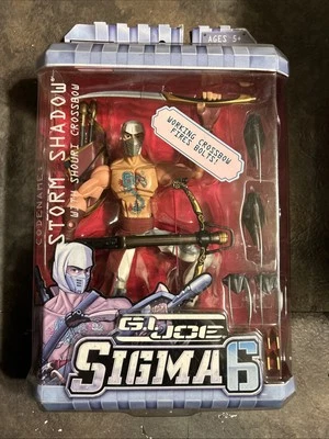 G.I. Joe Sigma 6 Storm Shadow Action Figure With Shouri Crossbow Hasbro 2006 - Image 1 of 4