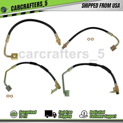 4 mangueras hidráulicas de freno delanteras traseras para Chrysler Concorde 1998-2001 2,7 L Foto 1 de 4