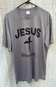 Vintage Jesus T-Shirt Nothing Else Herren Größe L Christian Y2K Hanes Cool Dri - Bild 1 von 3