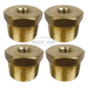 4 Stück 1 Zoll Außengewinde x 1/4 Zoll Innensechskant Reduzierbuchse Adapter Rohr Reduzierfitting - Bild 1 von 6
