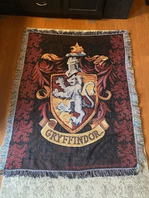 "Manta de tapiz Harry Potter Gryffindor, 58"" x 44""" Foto 1 de 4