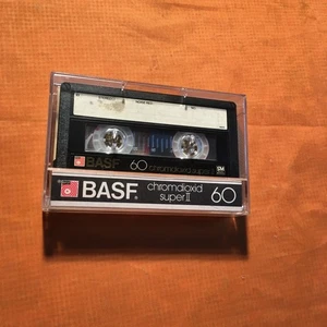 BASF chromdioxid super II 60 Cassette,IEC II/High Pos,sehr guter Zustand,1982 - Picture 1 of 6