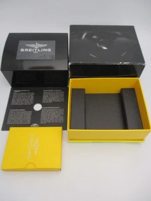 BREITLING Bakelite Watch Case & Box Paperwork Sleeves and Generic Pillow/Cushion - Image 1 of 4
