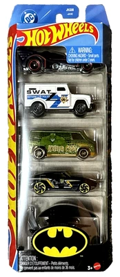 Mattel Hot Wheels DC BATMAN 5 Pack Diecast Cars🦇 NEW - Image 1 of 4
