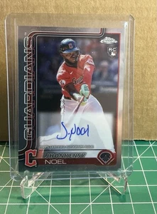2025 Topps Chrome Baseball Jhonkensy Noel Auto RC RA-JN Guardians - Bild 1 von 1