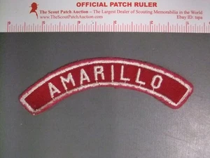 Boy Scout Amarillo RWS Texas community strip 3378OO - Picture 1 of 1