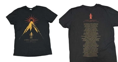 Camisa negra de algodón Chris Cornell Higher Truth 2016 Tour unisex S a 5XL DO599 Foto 1 de 3