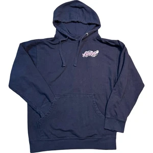 Baseball Lifestyle 101 Mens Medium Black Santa Claus Christmas Hoodie Pullover - Picture 1 of 6