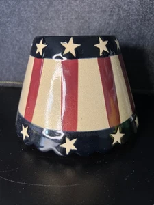Stars & Stripes Patriotic Jar Shade Patriotic USA Flag 4th of July Americana - Picture 1 of 10