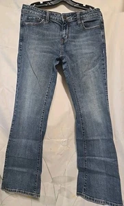 Levi's 545 Low Bootcut Jeans Womens Size 10M Blue Denim Stretch Casual Mid Rise - Picture 1 of 8