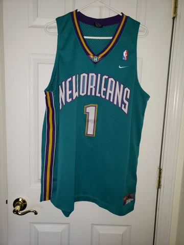 Nike New Orleans Hornets  Swingman Jersey NOLA Sz XL Cover
