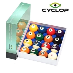 CYCLOP ARES Billiard Pool Ball Traditional Color Set 57.2mm (2-1/4") - Picture 1 of 7
