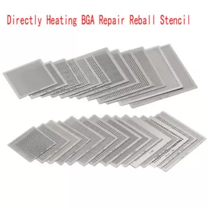 Direkt Heizen BGA Reparatur Reball Schablone BGA Reballing CPU Reparatur Werkzeug - Bild 1 von 10