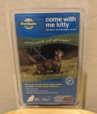 PetSafe Come With Me Kitty Nylon Cat Harness & Bungee Leash - Image 1 of 4