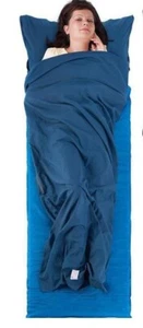 Sleeping Bag Liner Protector Youth Hostel Sheet Single Sleep Sack Thermal Travel - Picture 1 of 24