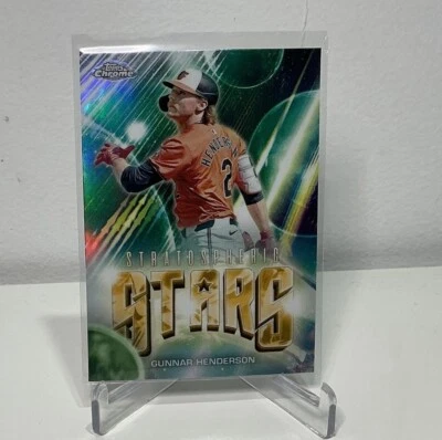 2024 Topps Chrome Update Gunnar Henderson Stratospheric Stars #SSC-22 - Image 1 of 2