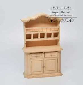 1:12 Dollhouse Miniature Unpainted Buffet/ Miniature Furniture AZ GWJ26 - Picture 1 of 3
