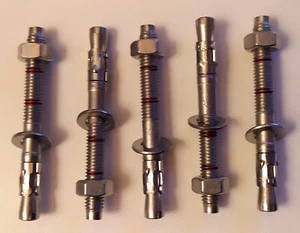 10 Stück Schwerlastanker Edelstahl V2A Bolzenanker mit ETA Zulassung M8 x 75 - Bild 1 von 1