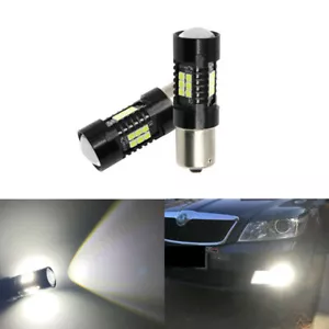 For Skoda Octavia Superb 2 FL A5 2010-2013 CANbus 1156 BA15S Led DRL Light Bulbs - Picture 1 of 6