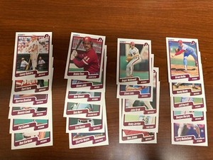 1990 FLEER PHILADELPHIA PHILLIES TEAM SET (22 CARDS)  VON HAYES / DARREN DAULTON