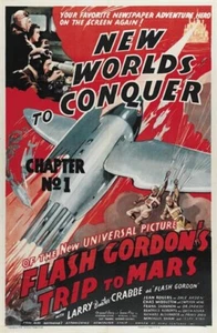 Flash Gordons Reise zum Mars (1938) Buster Crabbe Serie Film Poster Druck 3 - Bild 1 von 1