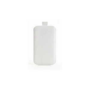 Custodia Telefono Celly Turbo Nabuk White Case - Size Xl Turboxl02 - Foto 1 di 5