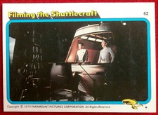 STAR TREK - MOVIE - Card #62 - FILMING THE SHUTTLECRAFT - TOPPS 1979