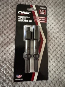 NEW CHIEF CH2BS 3/8inch And 1/2inch Bolt Breaker Set 2 Piece -SEALED - Foto 1 di 1