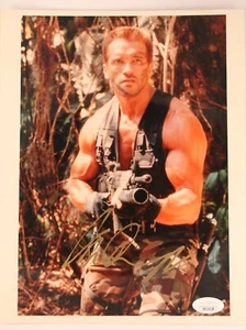 Arnold Schwarzenegger signiert 8x10 Foto Predator James Spence authentifiziert JSA - Bild 1 von 4