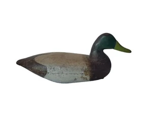 Antiker Entenköder Charles McCoy Stockente schwarze Ente Anfang 1900 Tuckerton  - Bild 1 von 8