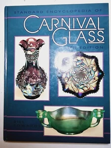 Standard Encyclopedia of Carnival Glass by Bill Edwards HC 1994 Fine Glassware  - Picture 1 of 13
