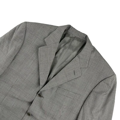 Canali Men's Gray Glen Plaid Wool Blazer  • Italy • 40REG (US)/50REG (IT) - Imagem 1 de 4