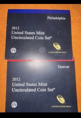 2012 P&D BU | US Mint Uncirculated UNC Complete 28 Coin Set - Image 1 of 4