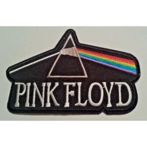 Pink Floyd~Dark Side of the Moon~Embroidered Patch~Iron Sew On~4 1/8" x 2 5/8" - Picture 1 of 2