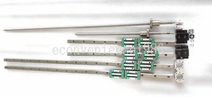 4 pcs HGR20-250/500mm Linear rail &RM1605-250/500mm Ballscrew&BF12/BK12 Kit - Picture 1 of 9