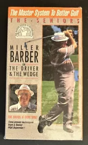Master System To Better Golf: The Seniors: Miller Barber Driver The Wedge Sealed - Picture 1 of 2