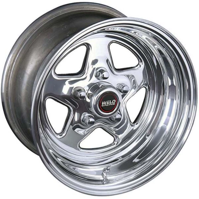 Weld Racing ProStar 15" x 6" Wheel Polished Finish 5 x 4.5" Bolt Circle with 3.5 - image 1 of 1