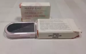 Lot 2 Mary Kay ONYX NOIR 9929 Eye Color Duet Eyeshadow RARE- New Old Stock - Picture 1 of 4