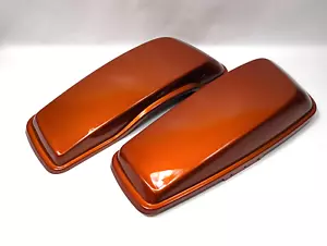 2014-2023 Harley Touring Saddlebag Lid Set Scorched Orange FLHTK FLTRK FLHXS - Picture 1 of 13