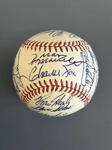 1972 San Francisco Giants TEAM SIGNED Official NL Baseball 24 sigs w/ Bonds JSA - Picture 1 of 6