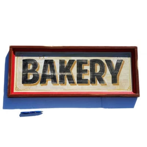 Letrero de panadería estilo vintage pintado a mano - Imagen 1 de 7