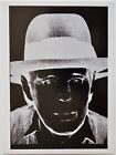 Andy Warhol Joseph Beuys 1980 Pop Art Sammlerstück Postkarte Mini Aufdruck Wand