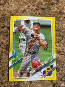 Adam Frazier 2021 Topps Yellow Walgreens SP Parallel # 216 Pittsburgh Pirates - Picture 1 of 1