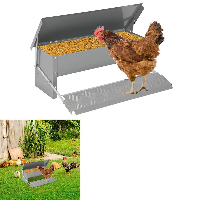 Futterautomat mit Trittklappe 5 kg Kostenloser Versand - Bild 1 von 4