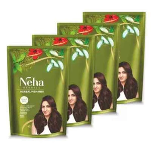 4 X "Neha Henna Hair Color Herbal Mehandi – Natural, Chemical-Free Hair Dye" 55g - Picture 1 of 5