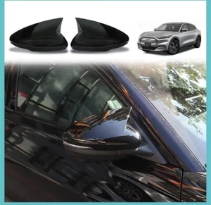 ๐๏ธ Mach E Carbon Fiber Side Mirror 2021-2023 Mustang accessories NEW - Picture 1 of 4