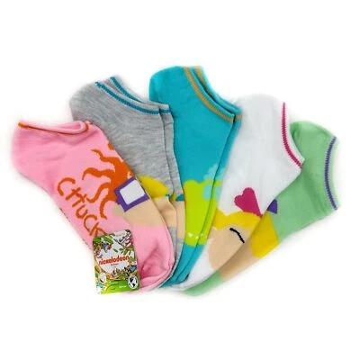 Calcetines Nickelodeon para mujer No Show Rugrats Hey Arnold Rugrats años 90 retro divertido regalo Foto 1 de 4