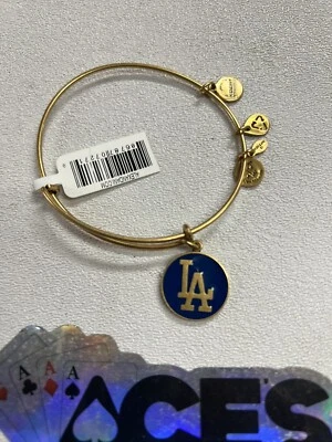 Brazalete brazalete ALEX AND ANI LA Dogers para mujer - logotipo de gorra azul nuevo. Cobre Foto 1 de 3