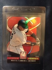 2014 Miguel Cabrera Panini Elite Extra Edition Inspirations Die Cut /25